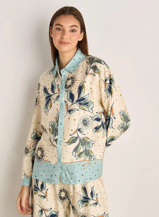 Splash FAV Pyjama Set Shirt and Pants Viscose